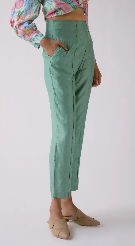 Green Straight-Fit Trousers Trousers Leisure Comfortable Trousers Leisure Comfortable Green Straight-Fit Trousers Trousers Leisure Comfortable Trousers Leisure Comfortable