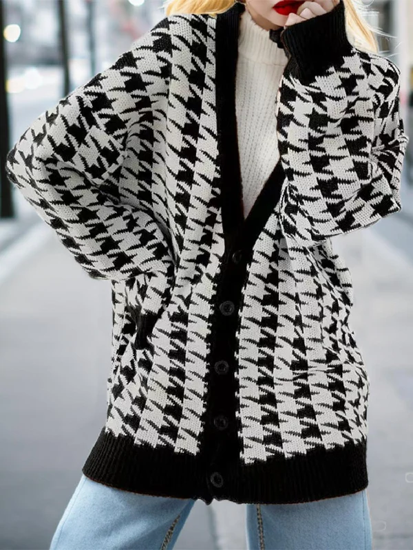 Houndstooth Button Up Long Sleeve Cardigan Mesh Fabric Canvas Fabric Denim Fabric Mesh Fabric Canvas Fabric Denim Fabric Houndstooth Button Up Long Sleeve Cardigan Mesh Fabric Canvas Fabric Denim Fabric Mesh Fabric Canvas Fabric Denim Fabric