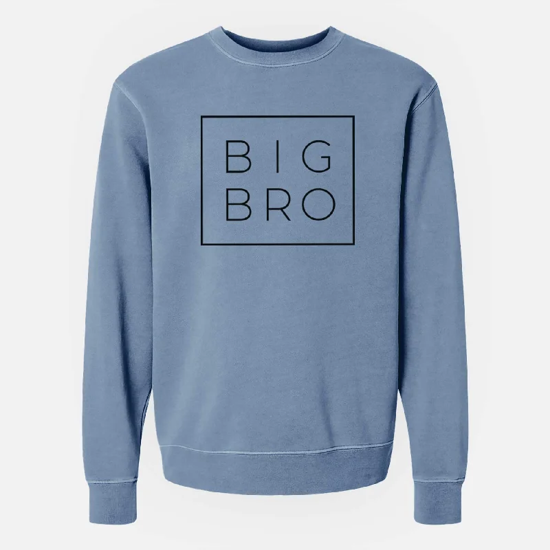 Big Bro Boxed - Unisex Pigment Dyed Crew Sweatshirt Hoodie with Hem Patch Decorative Personalized Hoodie with Hem Patch Decorative Personalized Big Bro Boxed - Unisex Pigment Dyed Crew Sweatshirt Hoodie with Hem Patch Decorative Personalized Hoodie with Hem Patch Decorative Personalized