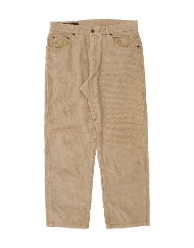 MARLBORO CLASSICS Mens Straight Corduroy Trousers W34 L30 Beige Cotton Trousers Hiking Durable Trousers Hiking Durable MARLBORO CLASSICS Mens Straight Corduroy Trousers W34 L30 Beige Cotton Trousers Hiking Durable Trousers Hiking Durable