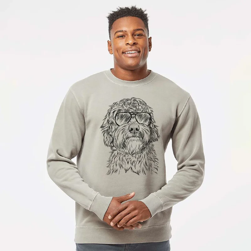 Aviator Huckleberry the Australian Labradoodle - Unisex Pigment Dyed Crew Sweatshirt Hoodie with Set-In Sleeves Structured Classic Hoodie with Set-In Sleeves Structured Classic Aviator Huckleberry the Australian Labradoodle - Unisex Pigment Dyed Crew Sweatshirt Hoodie with Set-In Sleeves Structured Classic Hoodie with Set-In Sleeves Structured Classic