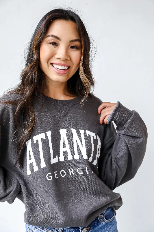 Atlanta Georgia Sweatshirt Hoodie with Reflective Safety Nightwear Hoodie with Reflective Safety Nightwear