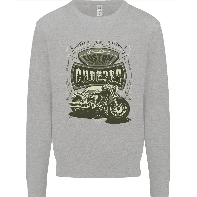 Custom Motorcycles Choppers Biker Motorbike Mens Sweatshirt Jumper Hoodie with Mock Neck Collared Structured Hoodie with Mock Neck Collared Structured Custom Motorcycles Choppers Biker Motorbike Mens Sweatshirt Jumper Hoodie with Mock Neck Collared Structured Hoodie with Mock Neck Collared Structured