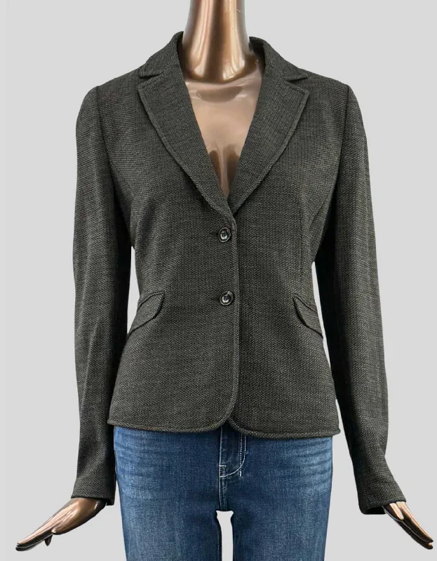 ARMANI COLLEZIONI Knit Blazer -  8 US | 44 IT Women's Boutique Suit