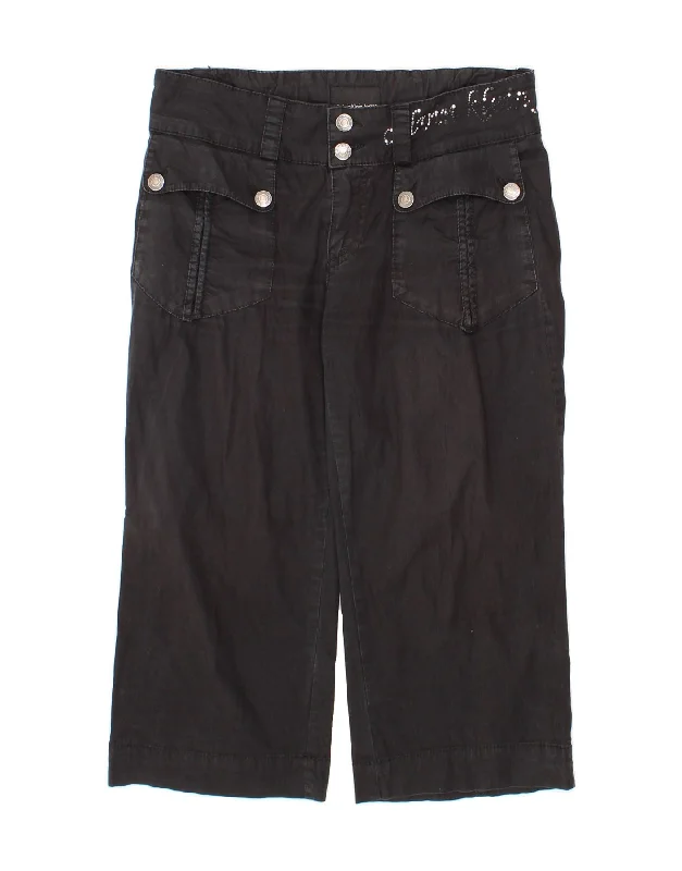 CALVIN KLEIN Womens Capri Casual Trousers W27 L19 Black Cotton Trousers Leisure Comfortable Trousers Leisure Comfortable CALVIN KLEIN Womens Capri Casual Trousers W27 L19 Black Cotton Trousers Leisure Comfortable Trousers Leisure Comfortable