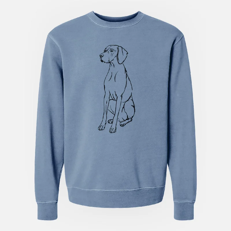 Doodled Rio the Vizsla - Unisex Pigment Dyed Crew Sweatshirt Hoodie with Slim Fit Tailored Modern Hoodie with Slim Fit Tailored Modern Doodled Rio the Vizsla - Unisex Pigment Dyed Crew Sweatshirt Hoodie with Slim Fit Tailored Modern Hoodie with Slim Fit Tailored Modern