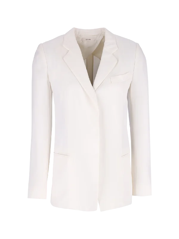 open-front tailored blazer Women's Trendy Suit