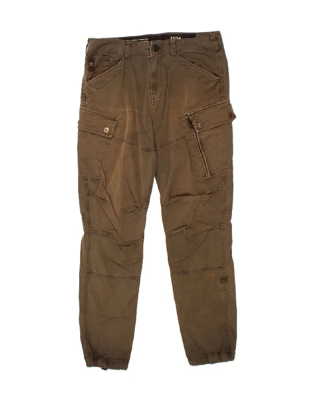 G-STAR Mens Joggers Cargo Trousers W32 L34 Brown Cotton Trousers luxurious premium Trousers luxurious premium G-STAR Mens Joggers Cargo Trousers W32 L34 Brown Cotton Trousers luxurious premium Trousers luxurious premium