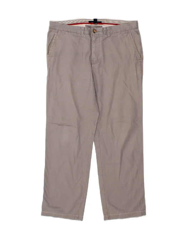 TOMMY HILFIGER Mens Straight Chino Trousers W34 L28 Grey Cotton Trousers Party Sparkling Trousers Party Sparkling TOMMY HILFIGER Mens Straight Chino Trousers W34 L28 Grey Cotton Trousers Party Sparkling Trousers Party Sparkling