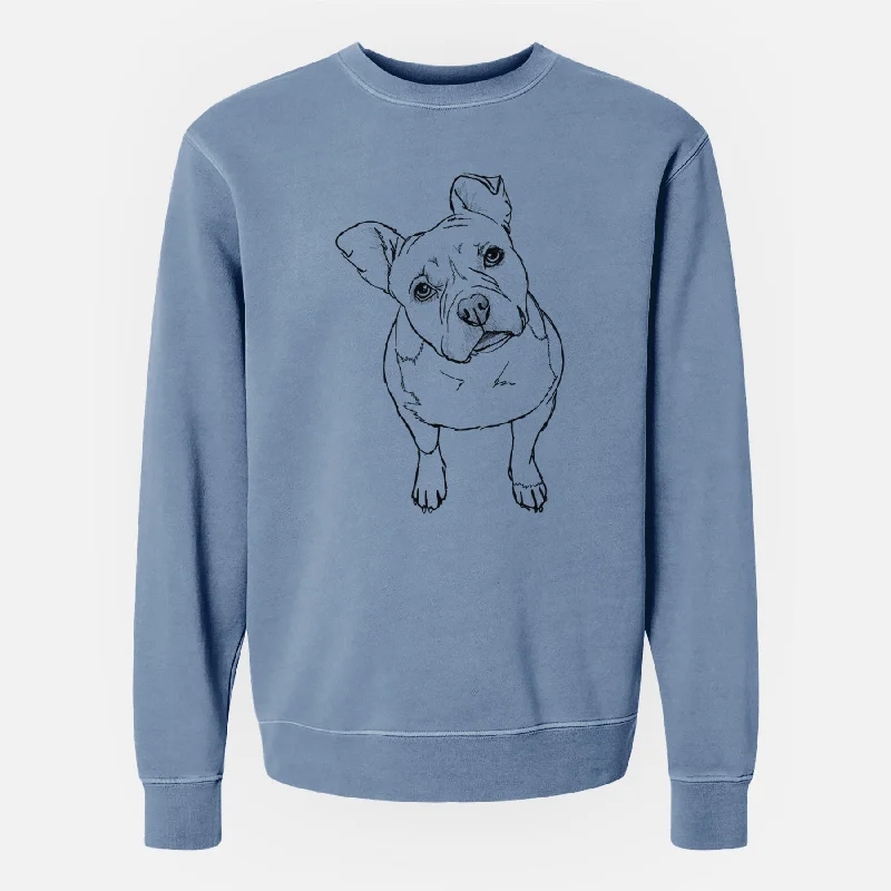 Doodled Koda Bear the Pitbull Mix - Unisex Pigment Dyed Crew Sweatshirt Hoodie with Lining Warm Insulated Hoodie with Lining Warm Insulated Doodled Koda Bear the Pitbull Mix - Unisex Pigment Dyed Crew Sweatshirt Hoodie with Lining Warm Insulated Hoodie with Lining Warm Insulated