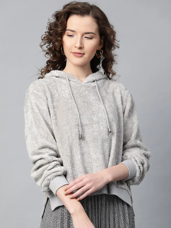 Grey Hooded Faux Fur Sweatshirt Cotton Hoodie Fleece Lining Warmth Cotton Hoodie Fleece Lining Warmth Grey Hooded Faux Fur Sweatshirt Cotton Hoodie Fleece Lining Warmth Cotton Hoodie Fleece Lining Warmth