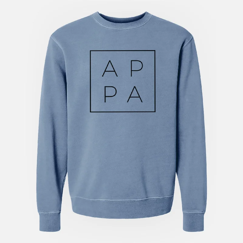 Appa Boxed - Unisex Pigment Dyed Crew Sweatshirt Hoodie Jacket Zipper Layering Hoodie Jacket Zipper Layering Appa Boxed - Unisex Pigment Dyed Crew Sweatshirt Hoodie Jacket Zipper Layering Hoodie Jacket Zipper Layering