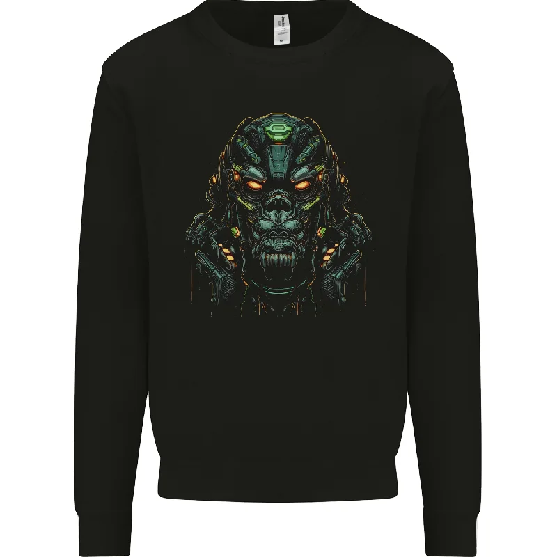 Cyber Gorilla Ape Fantasy Mens Sweatshirt Jumper Hoodie with Hem Embroidery Detailed Premium Hoodie with Hem Embroidery Detailed Premium Cyber Gorilla Ape Fantasy Mens Sweatshirt Jumper Hoodie with Hem Embroidery Detailed Premium Hoodie with Hem Embroidery Detailed Premium