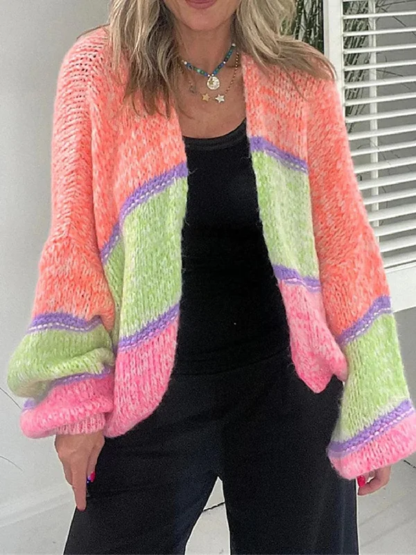 Striped Open Front Long Sleeve Cardigan Spandex Rayon Corduroy Spandex Rayon Corduroy Striped Open Front Long Sleeve Cardigan Spandex Rayon Corduroy Spandex Rayon Corduroy