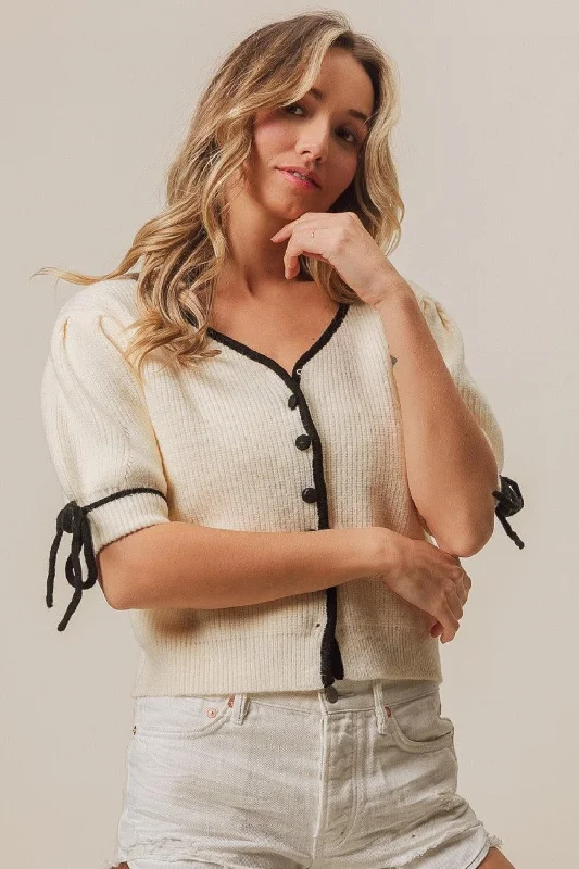 BiBi Contrast Binding Buttoned Cardigan Lightweight Heavyweight Midweight Lightweight Heavyweight Midweight BiBi Contrast Binding Buttoned Cardigan Lightweight Heavyweight Midweight Lightweight Heavyweight Midweight