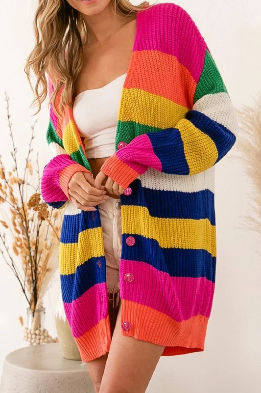 Striped Button Down Longline Cardigan Anti-Pilling Anti-Shrink Durable Anti-Pilling Anti-Shrink Durable Striped Button Down Longline Cardigan Anti-Pilling Anti-Shrink Durable Anti-Pilling Anti-Shrink Durable