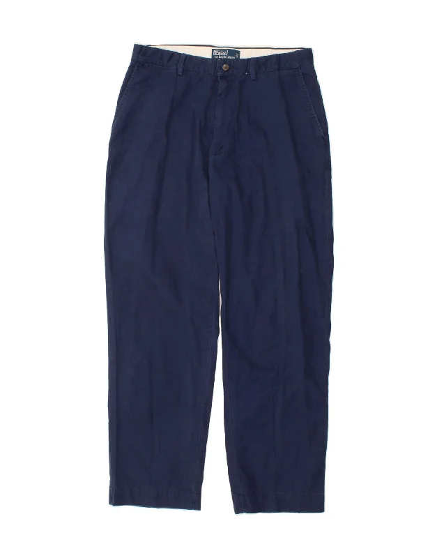 POLO RALPH LAUREN Mens Straight Chino Trousers W33 L30 Navy Blue Cotton Trousers Business Professional Trousers Business Professional POLO RALPH LAUREN Mens Straight Chino Trousers W33 L30 Navy Blue Cotton Trousers Business Professional Trousers Business Professional