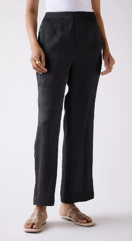 Black Wide-Leg Trousers Trousers Wedding White Trousers Wedding White