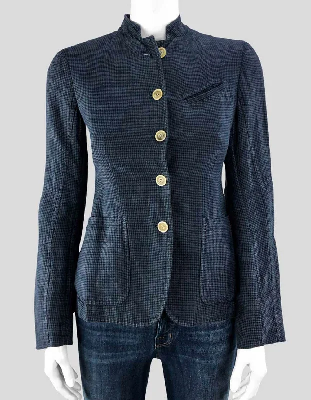 MASSIMO ALBA Linen Blazer - 2 US Women's Travel Jacket