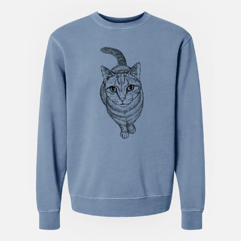 Doodled Nahla the Tabby Cat - Unisex Pigment Dyed Crew Sweatshirt Hoodie with Tie-Dye Psychedelic Retro Hoodie with Tie-Dye Psychedelic Retro Doodled Nahla the Tabby Cat - Unisex Pigment Dyed Crew Sweatshirt Hoodie with Tie-Dye Psychedelic Retro Hoodie with Tie-Dye Psychedelic Retro