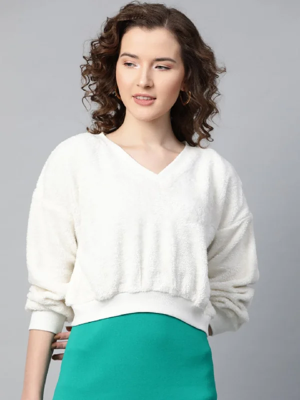 White V-Neck Faux Fur Crop Sweatshirt Graphic Hoodie Design Print Graphic Hoodie Design Print White V-Neck Faux Fur Crop Sweatshirt Graphic Hoodie Design Print Graphic Hoodie Design Print