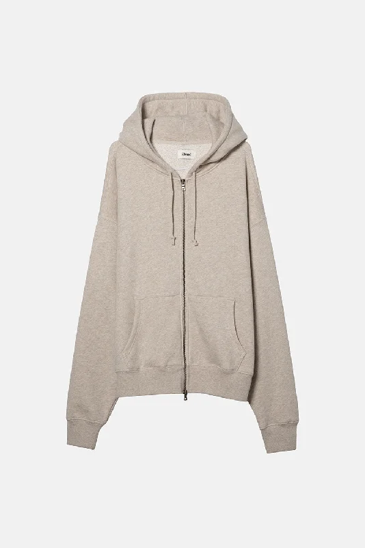 UNLINED ZIP HOODIE Hoodie with Monochrome Minimalist Simple Hoodie with Monochrome Minimalist Simple