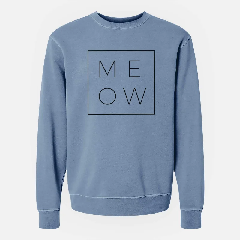 Meow Boxed - Unisex Pigment Dyed Crew Sweatshirt Hoodie with Camouflage Military Edgy Hoodie with Camouflage Military Edgy Meow Boxed - Unisex Pigment Dyed Crew Sweatshirt Hoodie with Camouflage Military Edgy Hoodie with Camouflage Military Edgy