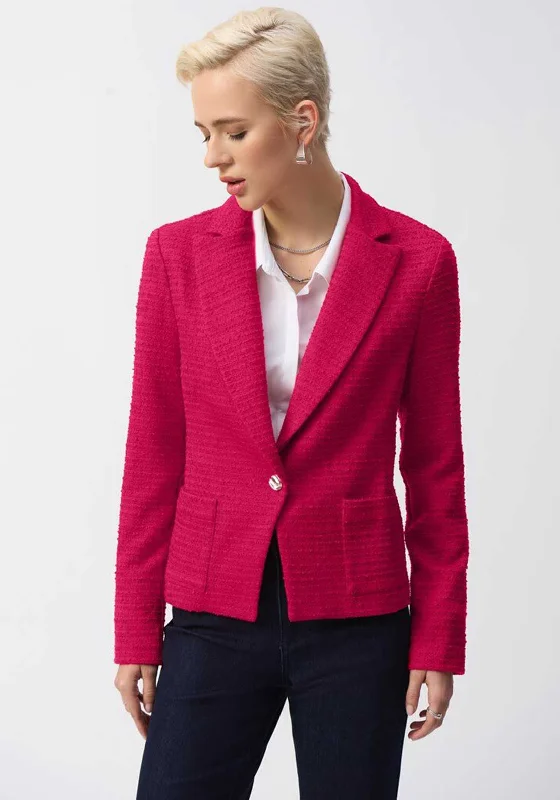 Joseph Ribkoff Boucle Fitted Blazer, Pink Women's Advanced Suit