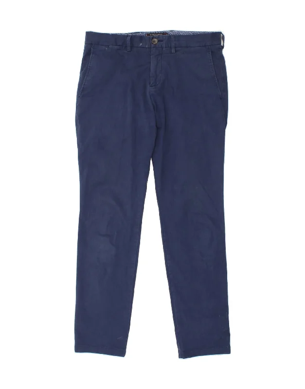 TOMMY HILFIGER Mens Tailored Chino Trousers IT 46 Small W33 L31 Navy Blue Trousers Gym Athletic Trousers Gym Athletic TOMMY HILFIGER Mens Tailored Chino Trousers IT 46 Small W33 L31 Navy Blue Trousers Gym Athletic Trousers Gym Athletic