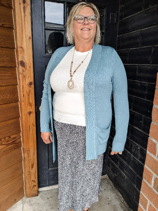 Open Front Cardigan - Plus - Teal Open Front Closed Front Wrap Front Open Front Closed Front Wrap Front Open Front Cardigan - Plus - Teal Open Front Closed Front Wrap Front Open Front Closed Front Wrap Front