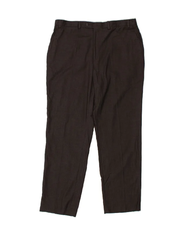 MICHAEL KORS Mens Straight Suit Trousers W38 L32 Black Polyester Trousers Travel Practical Trousers Travel Practical MICHAEL KORS Mens Straight Suit Trousers W38 L32 Black Polyester Trousers Travel Practical Trousers Travel Practical