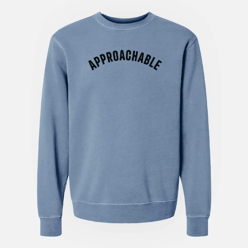 Approachable - Articulate Collection - Unisex Pigment Dyed Crew Sweatshirt Hoodie with Half-Zip Sporty Casual Hoodie with Half-Zip Sporty Casual Approachable - Articulate Collection - Unisex Pigment Dyed Crew Sweatshirt Hoodie with Half-Zip Sporty Casual Hoodie with Half-Zip Sporty Casual