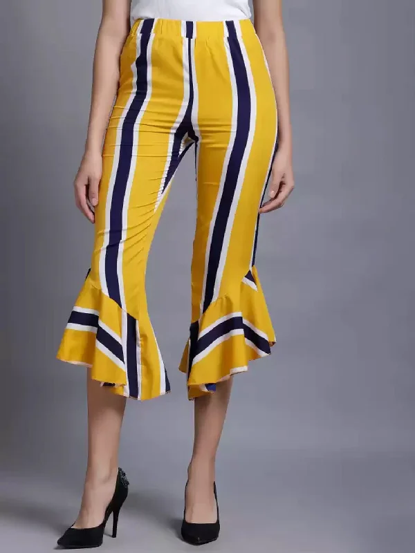 TANDUL Regular Fit Women Multicolor Crepe Trousers Trousers luxurious premium Trousers luxurious premium TANDUL Regular Fit Women Multicolor Crepe Trousers Trousers luxurious premium Trousers luxurious premium