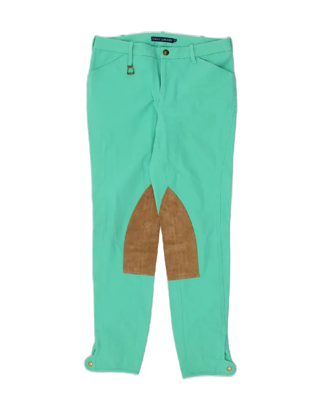 RALPH LAUREN Womens Slim Trousers US 6 Medium W28 L28 Turquoise Trousers Vintage Classic Trousers Vintage Classic RALPH LAUREN Womens Slim Trousers US 6 Medium W28 L28 Turquoise Trousers Vintage Classic Trousers Vintage Classic
