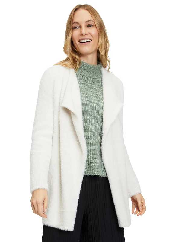 Betty Barclay Soft Faux Fur Cardigan, Beige Thin Thick Dense Thin Thick Dense