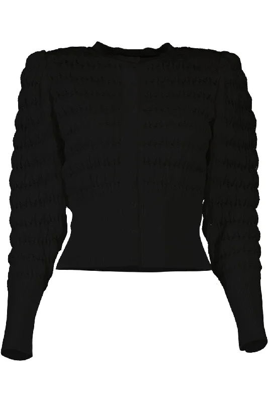 Letizia Cardigan - Black Nylon Fabric Polyester Fabric Spandex Fabric Nylon Fabric Polyester Fabric Spandex Fabric Letizia Cardigan - Black Nylon Fabric Polyester Fabric Spandex Fabric Nylon Fabric Polyester Fabric Spandex Fabric