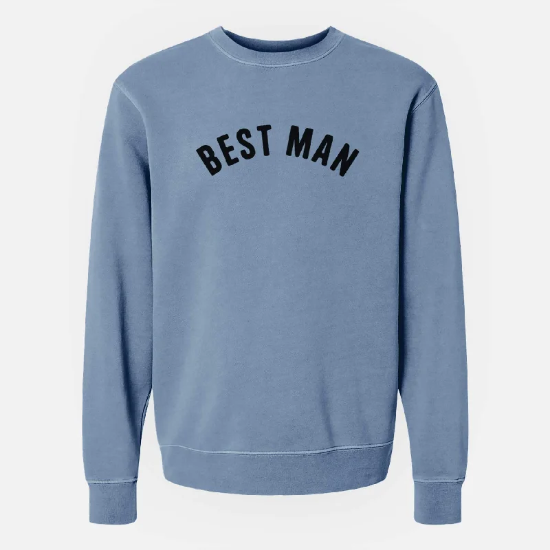 Best Man - Articulate Collection - Unisex Pigment Dyed Crew Sweatshirt Hoodie with Oversized Fit Loose Comfortable Hoodie with Oversized Fit Loose Comfortable Best Man - Articulate Collection - Unisex Pigment Dyed Crew Sweatshirt Hoodie with Oversized Fit Loose Comfortable Hoodie with Oversized Fit Loose Comfortable