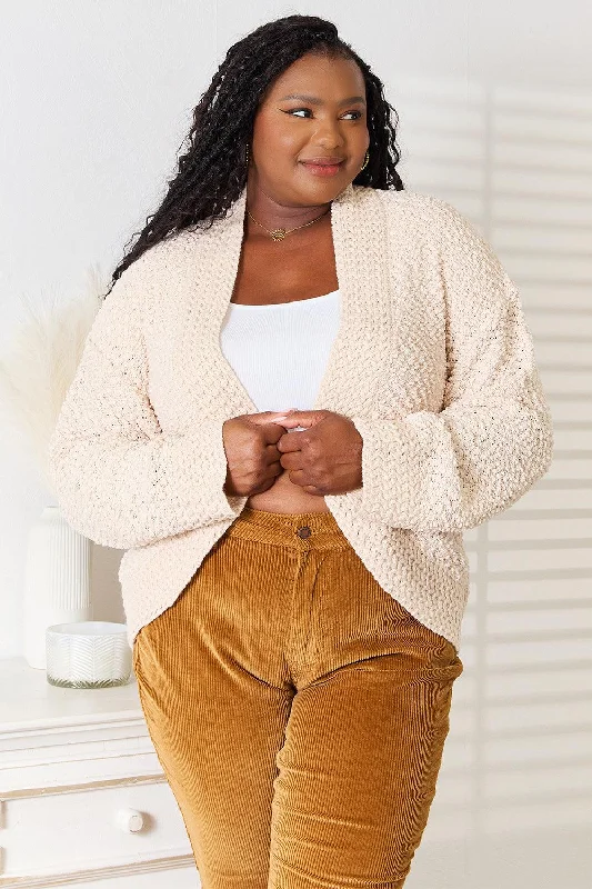 Double Take Open Front Long Sleeve Cardigan Tailored Straight A-Line Tailored Straight A-Line Double Take Open Front Long Sleeve Cardigan Tailored Straight A-Line Tailored Straight A-Line
