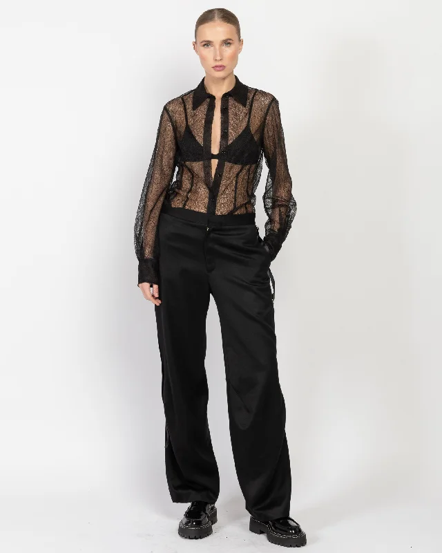 BLACK/SATIN
