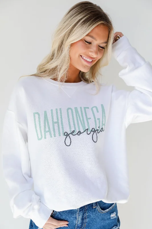 Dahlonega Georgia Script Sweatshirt Hoodie with Rhinestones Sparkly Elegant Hoodie with Rhinestones Sparkly Elegant