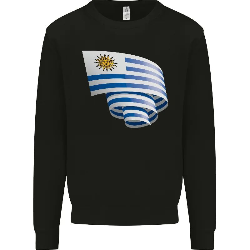 Curled Uruguay Flag Uruguayan Day Football Mens Sweatshirt Jumper Hoodie with Hem Raw Edge Edgy Unfinished Hoodie with Hem Raw Edge Edgy Unfinished Curled Uruguay Flag Uruguayan Day Football Mens Sweatshirt Jumper Hoodie with Hem Raw Edge Edgy Unfinished Hoodie with Hem Raw Edge Edgy Unfinished