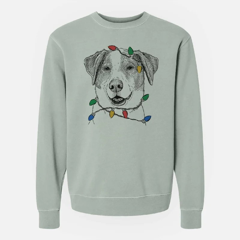 Christmas Lights Piper Pilot the Hound Mix - Unisex Pigment Dyed Crew Sweatshirt Hoodie with Metallic Shiny Futuristic Hoodie with Metallic Shiny Futuristic Christmas Lights Piper Pilot the Hound Mix - Unisex Pigment Dyed Crew Sweatshirt Hoodie with Metallic Shiny Futuristic Hoodie with Metallic Shiny Futuristic
