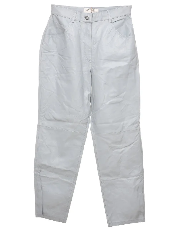 Off-White Leather Trousers - W28 L28 Chinos Cotton Straight Leg Chinos Cotton Straight Leg