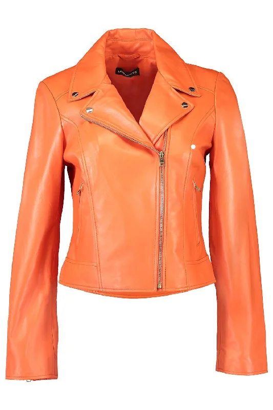 Kelsey Jacket - Spicy Orange Welt Pockets Slit Pockets Flap Pockets Welt Pockets Slit Pockets Flap Pockets