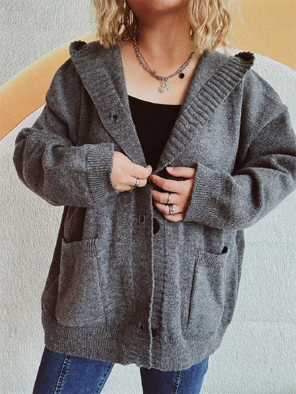 Dropped Shoulder Long Sleeve Hooded Cardigan Fleece Cardigan Nylon Polyester Fleece Cardigan Nylon Polyester Dropped Shoulder Long Sleeve Hooded Cardigan Fleece Cardigan Nylon Polyester Fleece Cardigan Nylon Polyester