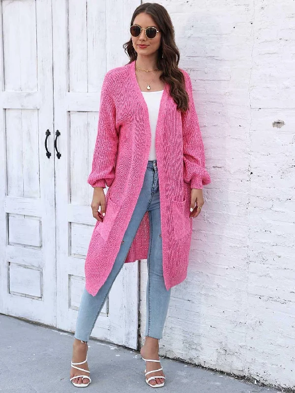 Open Front Longline Cardigan with Pockets Hooded Caped Shawl Collar Hooded Caped Shawl Collar Open Front Longline Cardigan with Pockets Hooded Caped Shawl Collar Hooded Caped Shawl Collar