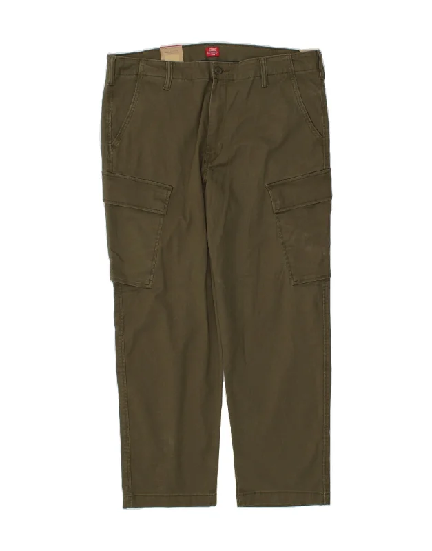 LEVI'S Mens Tapered Cargo Trousers W38 L30 Green Cotton Trousers Business Professional Trousers Business Professional LEVI'S Mens Tapered Cargo Trousers W38 L30 Green Cotton Trousers Business Professional Trousers Business Professional