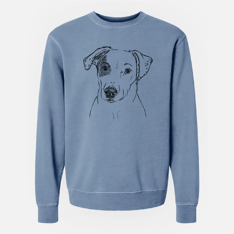 Bare P Pie the Mixed Breed - Unisex Pigment Dyed Crew Sweatshirt Hoodie with Hem Applique Textured Unique Hoodie with Hem Applique Textured Unique Bare P Pie the Mixed Breed - Unisex Pigment Dyed Crew Sweatshirt Hoodie with Hem Applique Textured Unique Hoodie with Hem Applique Textured Unique