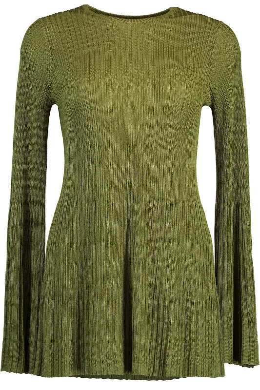 Kasia Knit Top Ribbed Knit Shirt