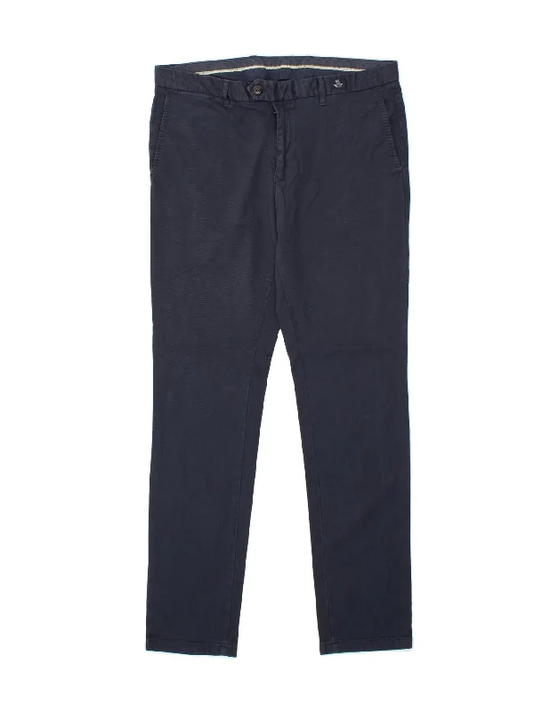 TOMMY HILFIGER Mens Slim Chino Trousers W36 L34 Navy Blue Cotton Trousers Designer Luxury Trousers Designer Luxury TOMMY HILFIGER Mens Slim Chino Trousers W36 L34 Navy Blue Cotton Trousers Designer Luxury Trousers Designer Luxury